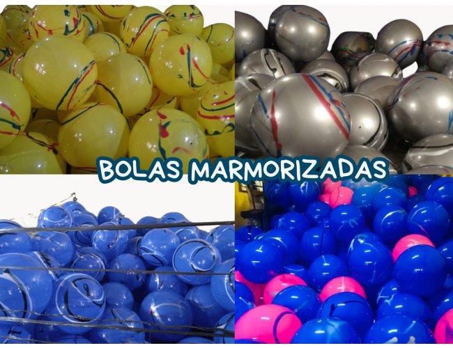 Bolas em Vinil Marmorizadas 23, 38 e 40cm